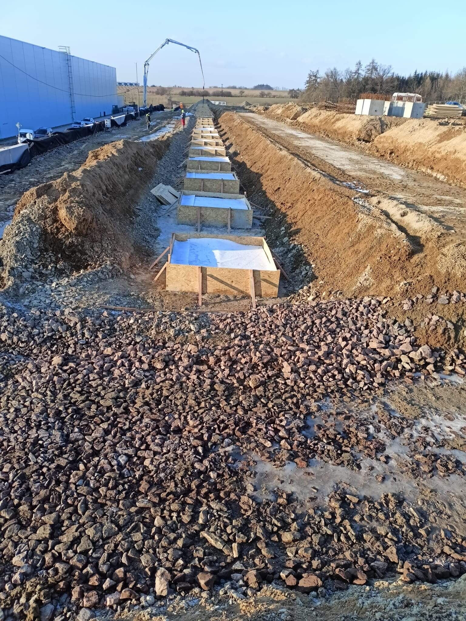 Complete foundation of the hall construction - CT Park Kvasiny undefined 6