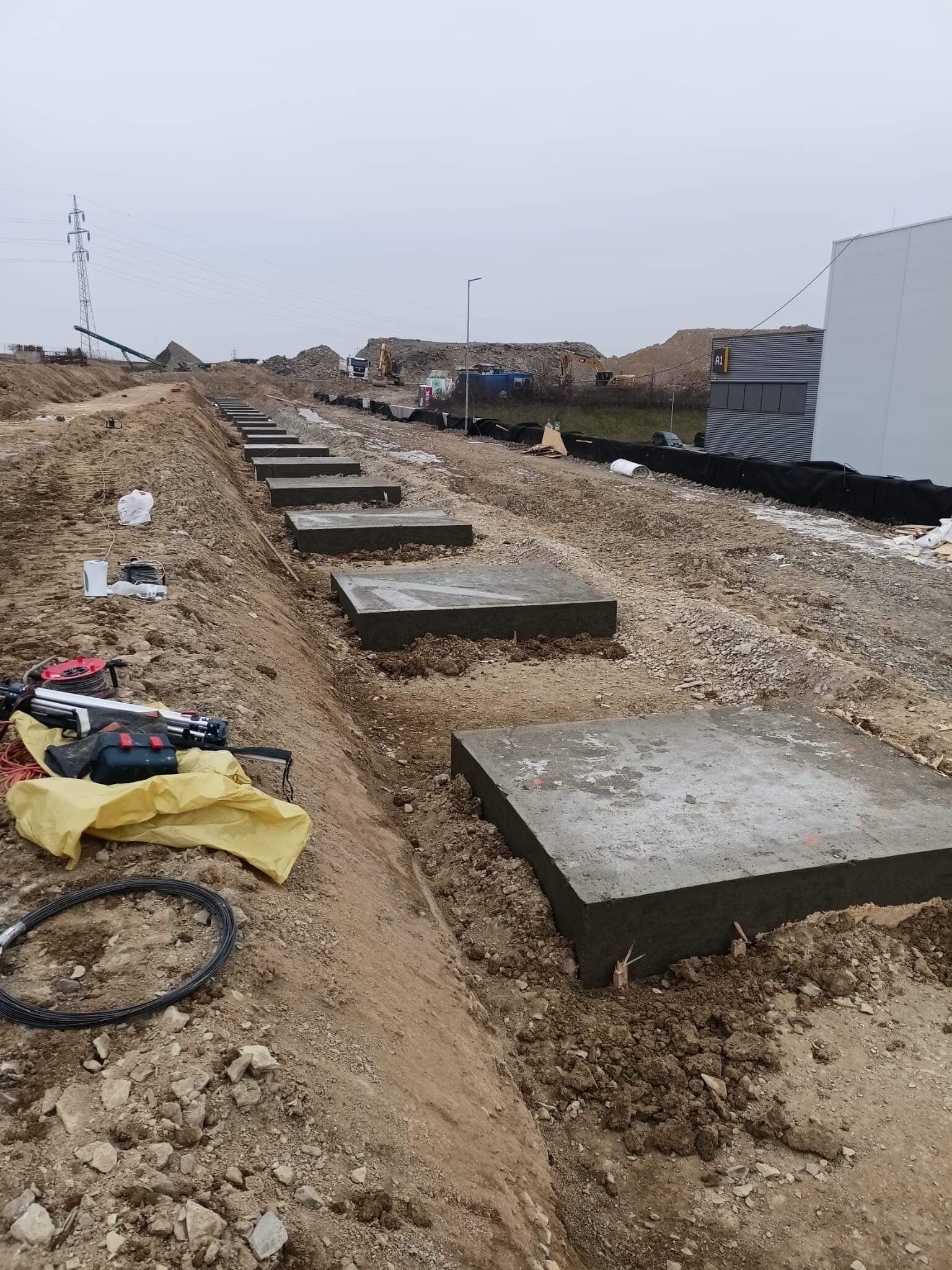 Complete foundation of the hall construction - CT Park Kvasiny undefined 7